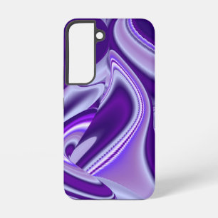 Coque Samsung Galaxy Rêves d'arc-en-ciel de fleurs violettes