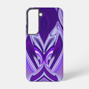 Coque Samsung Galaxy Rêves d'arc-en-ciel de fleurs violettes