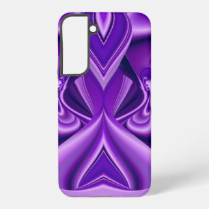 Coque Samsung Galaxy Rêves d'arc-en-ciel de fleurs violettes