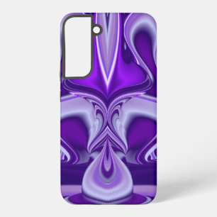 Coque Samsung Galaxy Rêves d'arc-en-ciel de fleurs violettes
