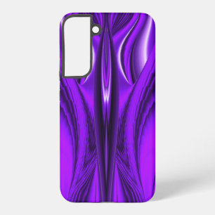 Coque Samsung Galaxy Rêves d'arc-en-ciel de fleurs violettes d'anges ai