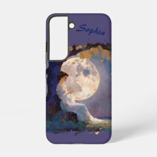 Coque Samsung Galaxy Rêveur au Clair de Lune - Ciel Nocturne Serein