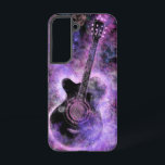Coque Samsung Galaxy Rock n Roll Guitare Purple I Love Rock Music<br><div class="desc">Rock Guitar Music - Magic Sound - Choisissez / Ajoutez votre texte / nom / couleur unique - Faites votre cadeau spécial - Redimensionnez et déplacez ou ajoutez des éléments / texte avec l'outil de personnalisation ! Dessin et design par MIGNED. S'il vous plaît voir mes autres projets / peintures....</div>