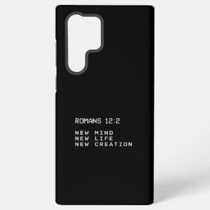 Coque Samsung Galaxy Romains 12:2 Nouvelle Création de Vie Minimaliste