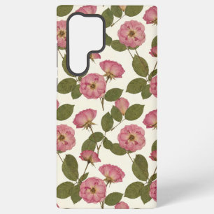 Coque Samsung Galaxy Rose Botanique Rose Vintage - Impression Romantiqu