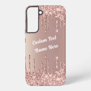 Coque Samsung Galaxy Rose Gold Blush Parties scintillant Drivers votre
