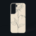 Coque Samsung Galaxy Rose Line Elegance Téléphone Case<br><div class="desc">Un rose classique aux lignes épurées express élégance et romantisme intemporel,  ce qui en fait un coque idéal pour les amateurs de beauté minimaliste.</div>