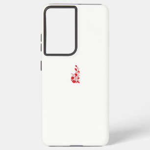 Coque Samsung Galaxy Rose Madder, design floral Thunderbird