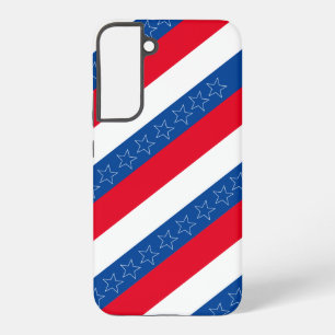 Coque Samsung Galaxy Rouge, blanc et bleu américain