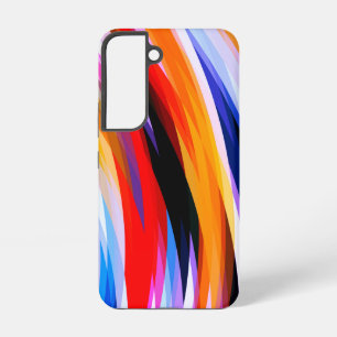 Coque Samsung Galaxy Rouge bleu jaune noir