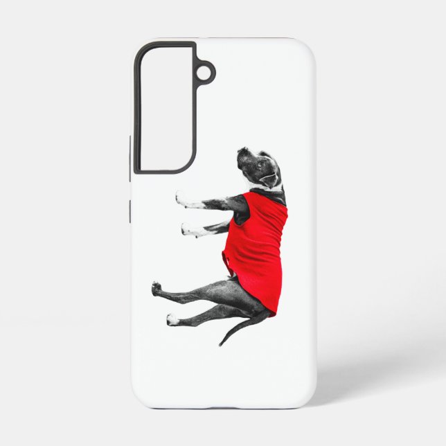 Coque Samsung Galaxy Rouge Doux, Écran Stable (Verso)