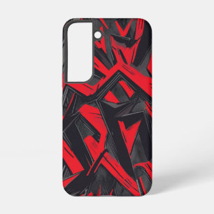 Coque Samsung Galaxy Rouge gras et noir