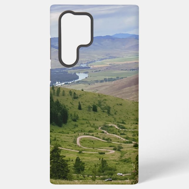 Coque Samsung Galaxy Route sinueuse (Verso)