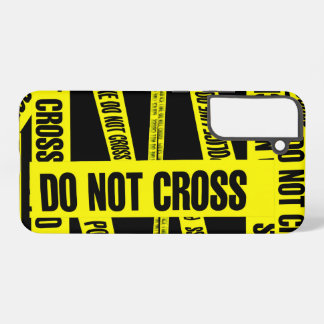 Coque Samsung Galaxy Ruban jaune de scène de crime Ne pas traverser Zon