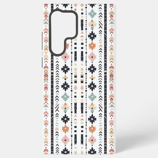 Coque Samsung Galaxy Rustique Ethnique Autochtone Mudcloth Esthétique V (Verso)