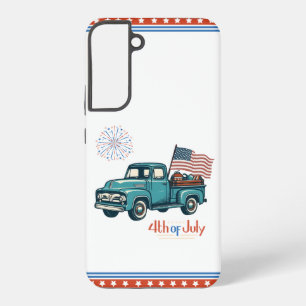Coque Samsung Galaxy Rustique/vintage 4 juillet