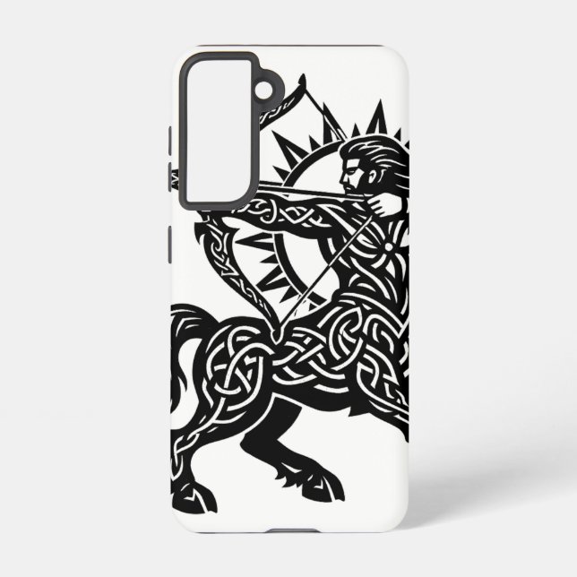 Coque Samsung Galaxy Sagittaire — L'Archer par BurnsInHell (Verso)