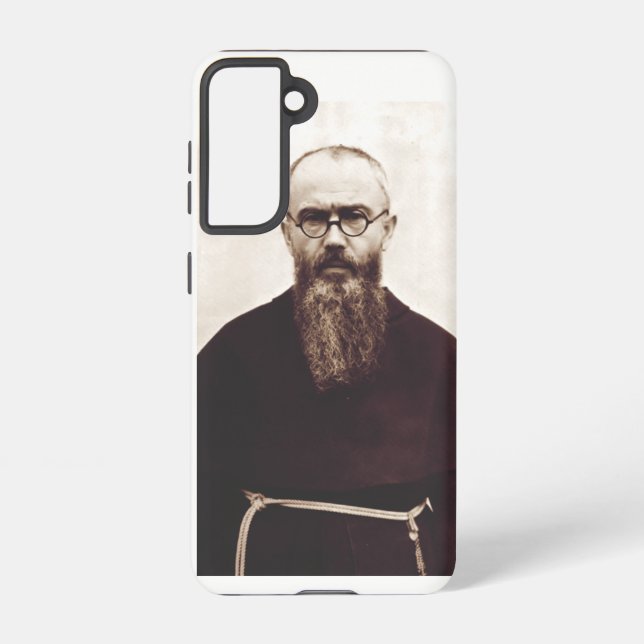Coque Samsung Galaxy Saint Maximilien Kolbe Martyr de la Charité (Verso)