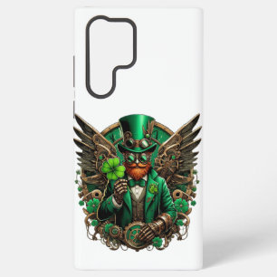 Coque Samsung Galaxy Saint Patrick's Day trèfle à vapeur