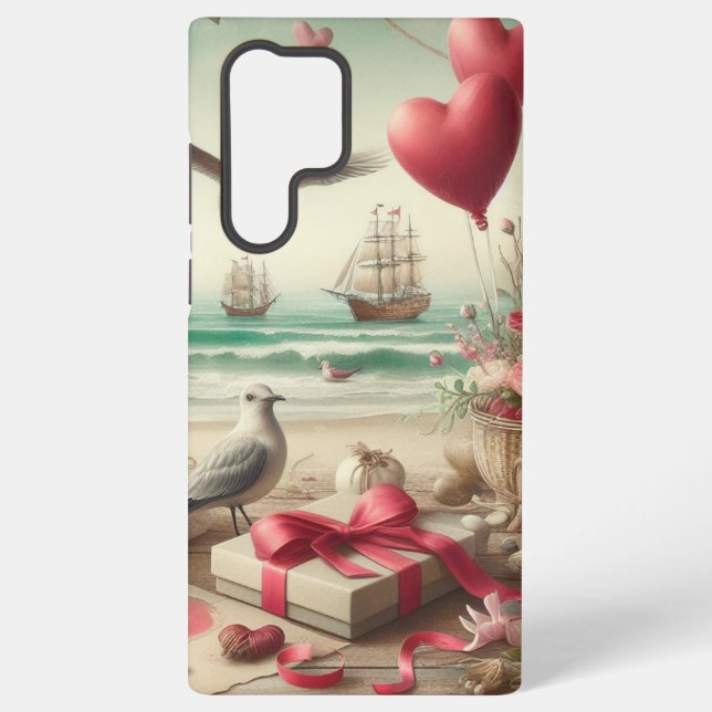 Coque Samsung Galaxy Saint-Valentin côtière/nautique (Verso)