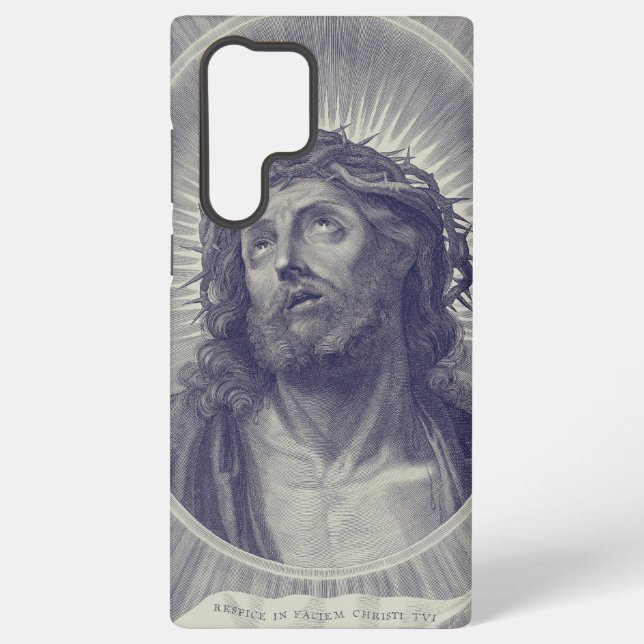 Coque Samsung Galaxy Saint Visage de Jésus (Verso)