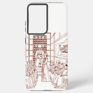 Coque Samsung Galaxy Sainte Catherine disputant avec des érudits par Ma