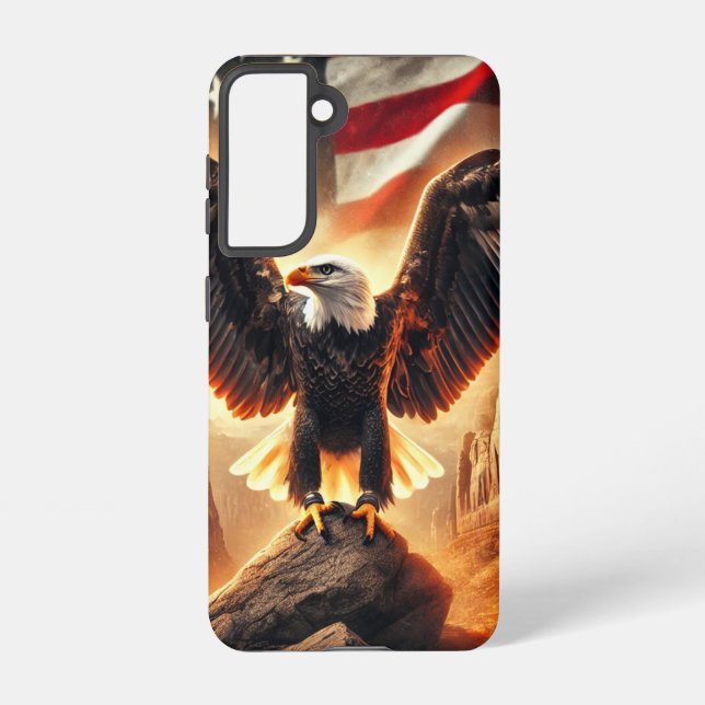 Coque Samsung Galaxy Samsung Galaxy S21 Coque American Eagle (Verso)