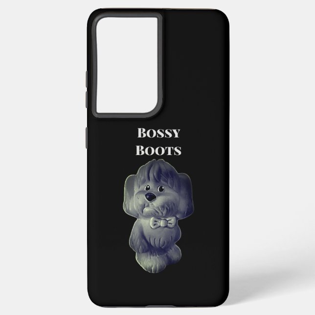 Coque Samsung Galaxy samsung galaxy s21 coque Bossy Boots design (Verso)