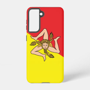 Coque Samsung Galaxy Samsung Galaxy S21 Coque Drapeau de Sicile, Italie
