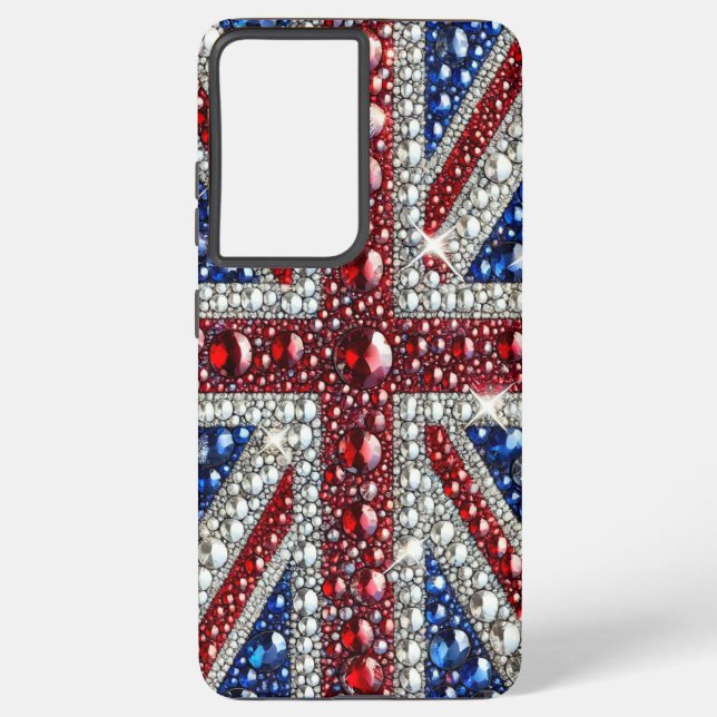 Coque Samsung Galaxy Samsung Galaxy S21 Couleurs britanniques ultra Coq (Verso)