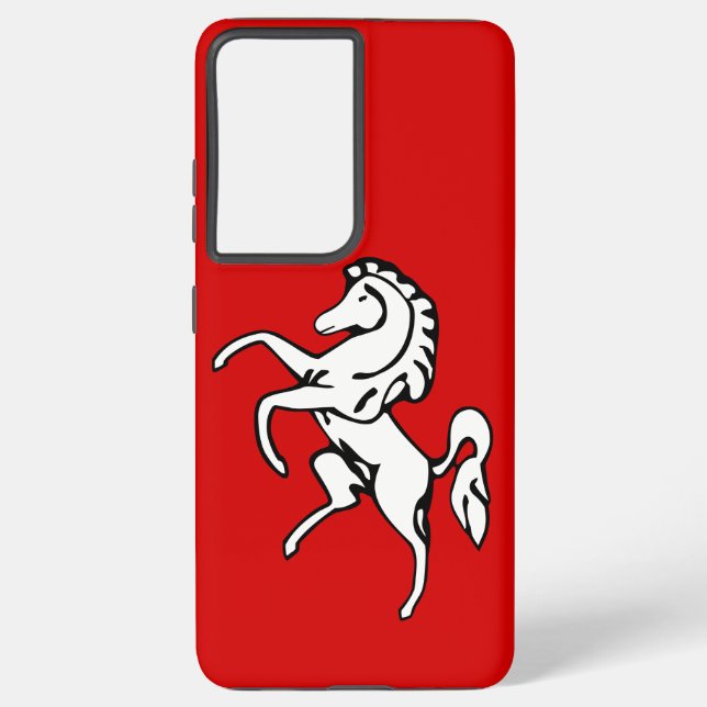 Coque Samsung Galaxy Samsung Galaxy S21 Plus Case flag of Kent County (Verso)