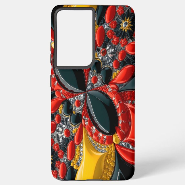 Coque Samsung Galaxy Samsung Galaxy S21 Ultra Coque Allemagne Couleurs (Verso)