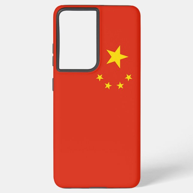 Coque Samsung Galaxy Samsung Galaxy S21 Ultra Coque avec drapeau chinoi (Verso)
