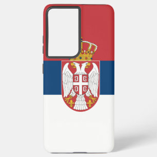 Coque Samsung Galaxy Samsung Galaxy S21 Ultra Coque avec drapeau serbe