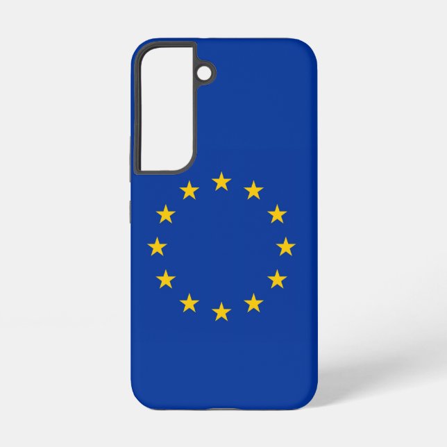 Coque Samsung Galaxy Samsung Galaxy S22 Coque Drapeau de l'Union europé (Verso)