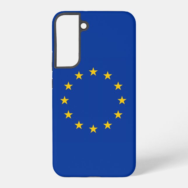 Coque Samsung Galaxy Samsung Galaxy S22 Plus Coque Drapeau de l'Europe (Verso)