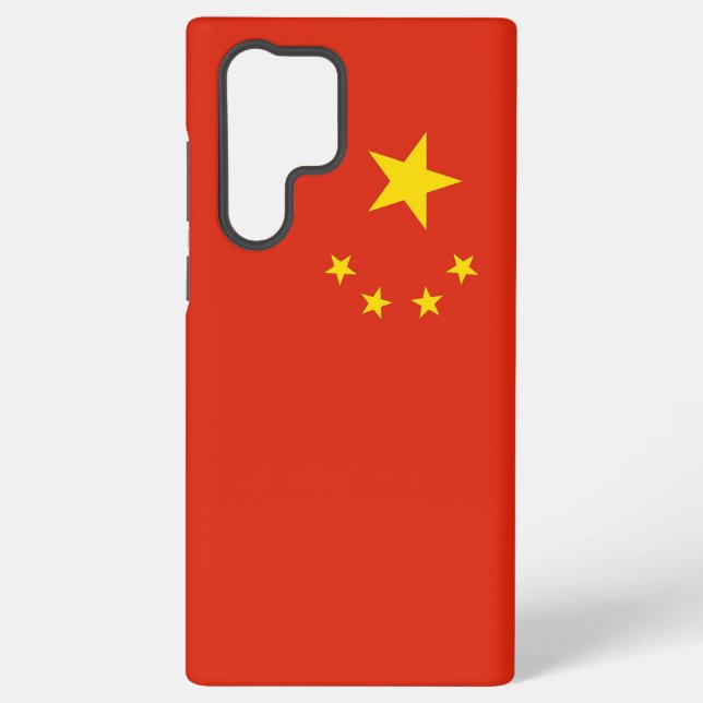 Coque Samsung Galaxy Samsung Galaxy S22 Ultra Coque avec drapeau chinoi (Verso)