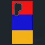 Coque Samsung Galaxy Samsung Galaxy S22 Ultra Coque avec drapeau d'Armé<br><div class="desc">Transformez votre Samsung Galaxy S22 Ultra avec notre couverture téléphonique exclusive avec le drapeau de l'Arménie! Réalisée avec une attention minutieuse aux détails, cette couverture téléphonique présente fièrement le design emblématique du drapeau arménien. Le drapeau se compose de trois bandes horizontales de hauteur égale - rouge sur le dessus, bleu...</div>