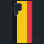 Coque Samsung Galaxy Samsung Galaxy S22 Ultra Coque avec drapeau de la<br><div class="desc">Transformez votre Samsung Galaxy S22 Ultra avec notre couverture téléphonique exclusive avec le drapeau de la Belgique! Réalisée avec une attention minutieuse aux détails, cette couverture téléphonique présente fièrement le design emblématique du drapeau belge. Le drapeau comporte trois bandes verticales en noir, jaune et rouge. Que vous fassiez la fête...</div>