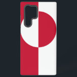 Coque Samsung Galaxy Samsung Galaxy S22 Ultra Coque avec drapeau du Gro<br><div class="desc">Élevez le style de votre téléphone grâce à notre Coque Samsung Galaxy S22 Ultra avec drapeau du Groenland, dont le design audacieux répond à une protection exceptionnelle. Inspiré par l'emblématique drapeau du Groenland, ce coque présente un mélange frappant de tons rouges et blancs qui symbolisent la culture et l'héritage unique...</div>