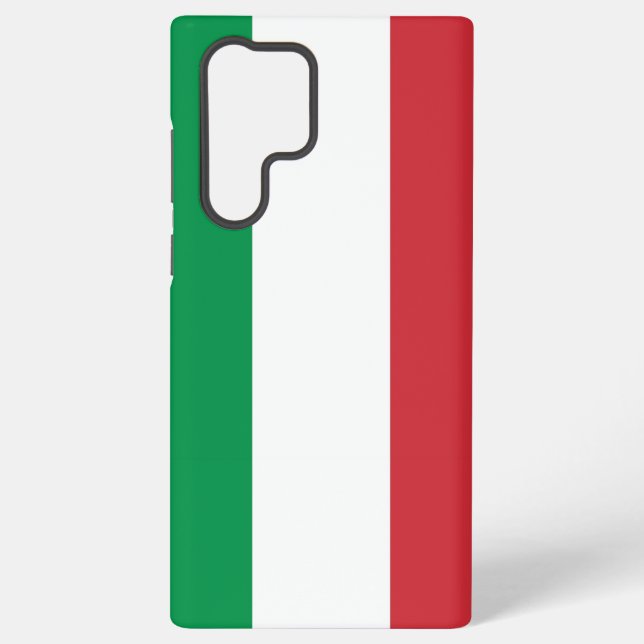 Coque Samsung Galaxy Samsung Galaxy S22 Ultra Coque avec drapeau italie (Verso)