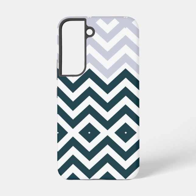 Coque Samsung Galaxy Samsung Groovy Chic Monogramme Rustique  (Verso)