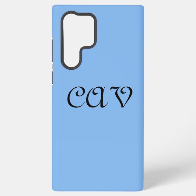 Coque Samsung Galaxy Sangria Bleuet  (Verso)