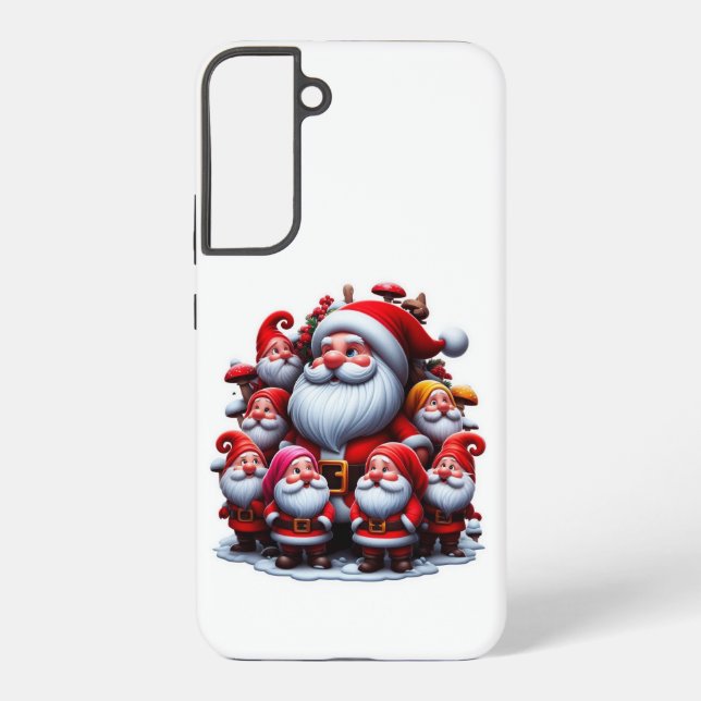 Coque Samsung Galaxy Santa Claus (Verso)