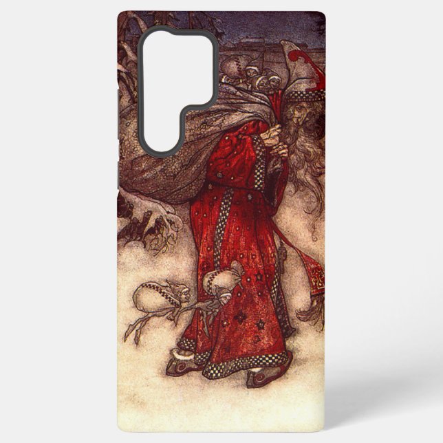 Coque Samsung Galaxy Santa Claus Arthur Rackham (Verso)