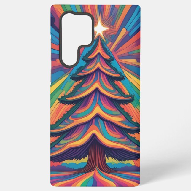 Coque Samsung Galaxy Sapin de Noël (Verso)
