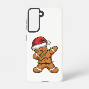 Coque Samsung Galaxy Sapin de Noël Lumineux au Pain d'Épices Dabbing