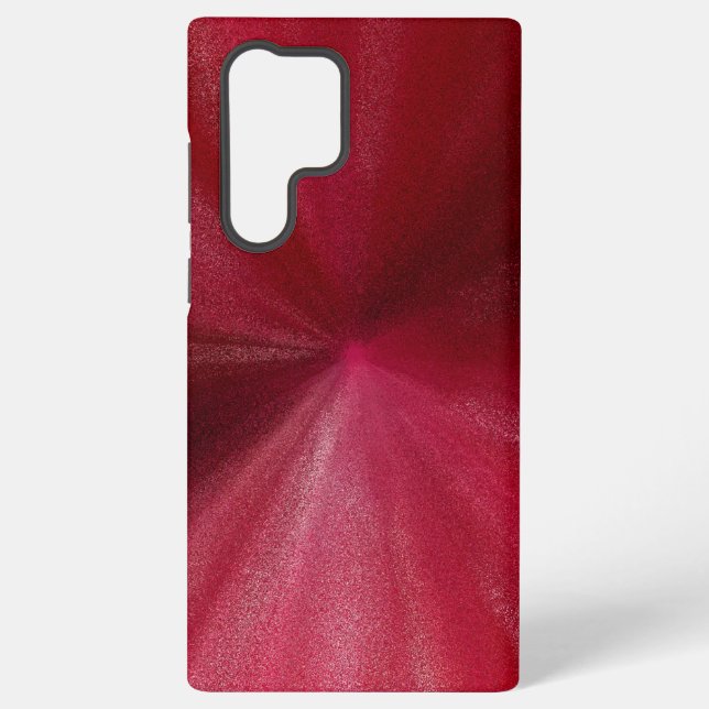 Coque Samsung Galaxy Satin Rose Paillettes (Verso)
