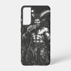 Coque Samsung Galaxy Satyre d'hiver cornu — par BurnsInHell