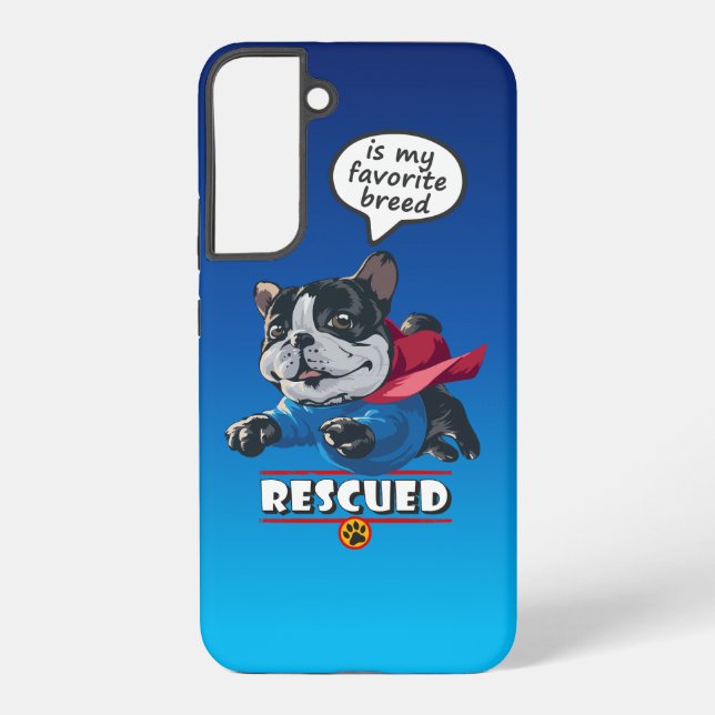 Coque Samsung Galaxy Sauvé est ma race préférée (Verso)
